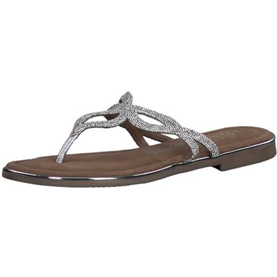 MARCO TOZZI dam, 2–27128-42 pantoletter, silver, 37 EU, silver, 37 EU MARCO TOZZI dam, 2–27128-42 pantoletter, silver, 37 EU, silver, 37 EU