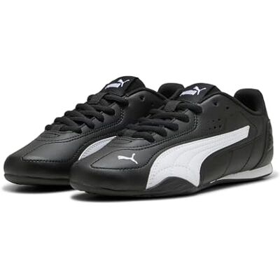 PUMA Unisex barn fånga tonåring sneaker, Svart X varm vit, 5 UK PUMA Unisex barn fånga tonåring sneaker, Svart X varm vit, 5 UK
