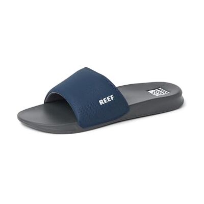 REEF Herrar one slide sandal, Marinblå-vit, 45 EU REEF Herrar one slide sandal, Marinblå-vit, 45 EU