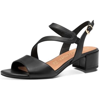 MARCO TOZZI Damer 2-28209-44 sandal, svart, 38 EU MARCO TOZZI Damer 2-28209-44 sandal, svart, 38 EU