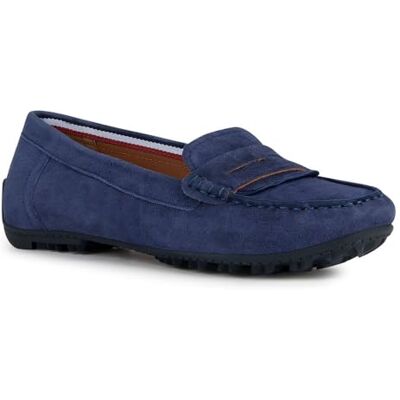 Geox Damer D Kosmopolis + Grip mocka, Navy, 39 EU Geox Damer D Kosmopolis + Grip mocka, Navy, 39 EU