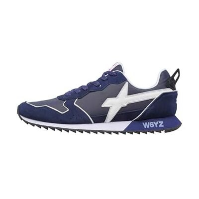 w6yz Jet-M. Sneaker av läder och nylon-orange/militärgrön, blå 42 EU w6yz Jet-M. Sneaker av läder och nylon-orange/militärgrön, blå 42 EU