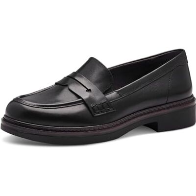Tamaris Comfort damtofflor av läder eleganta, svart, 37 EU bred Tamaris Comfort damtofflor av läder eleganta, svart, 37 EU bred