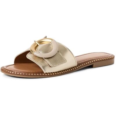 MARCO TOZZI Pantolette 2-27198-46, damtofflor, platina, 38 EU MARCO TOZZI Pantolette 2-27198-46, damtofflor, platina, 38 EU