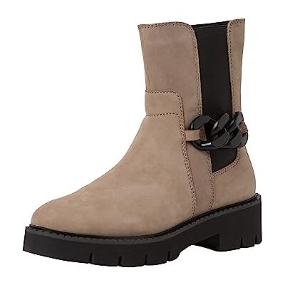 Tamaris Comfort Damer 8-85417-41 läder komfort passform utbytbar fotbädd fashionabel stövletter med kedja vardagsskor Chelsea-stövlar, toupe, 37 EU Weit Tamaris Comfort Damer 8-85417-41 läder komfort passform utbytbar fotbädd fashionabel stövletter med kedja vardagsskor Chelsea-stövlar, toupe, 37 EU Weit