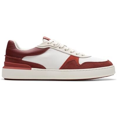 Clarks CourtLite Race Mens Rust Combi, 9 Clarks CourtLite Race Mens Rust Combi, 9