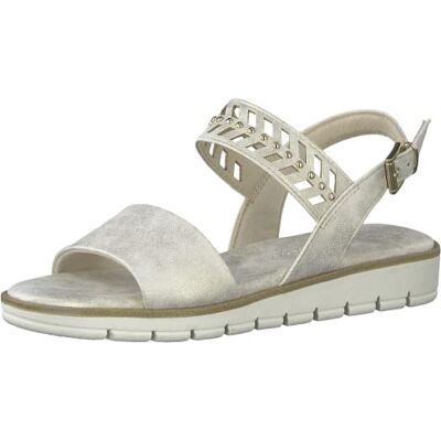 MARCO TOZZI Damer 2-2-28600-20 sandaler, Dune METALLIC, 40 EU, Dune metallisk, 40 EU MARCO TOZZI Damer 2-2-28600-20 sandaler, Dune METALLIC, 40 EU, Dune metallisk, 40 EU