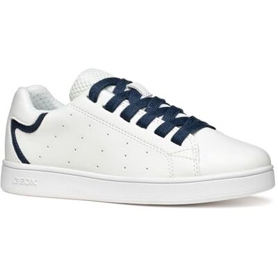 Geox Pojke Eclyper Boy B Basket, Vit marinblå, 31 EU Geox Pojke Eclyper Boy B Basket, Vit marinblå, 31 EU