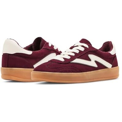 Madden Girl dam Giia Sneaker, Vinröd multi, 38.5 EU Madden Girl dam Giia Sneaker, Vinröd multi, 38.5 EU