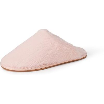 Amazon Essentials dam Aewm61574Fuzzy plyschtofflor, Rosa, 12 US Amazon Essentials dam Aewm61574Fuzzy plyschtofflor, Rosa, 12 US