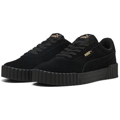 PUMA dam Carina 3.0 SD sneakers, svart guld, 4 UK, svart guld, 37 EU PUMA dam Carina 3.0 SD sneakers, svart guld, 4 UK, svart guld, 37 EU