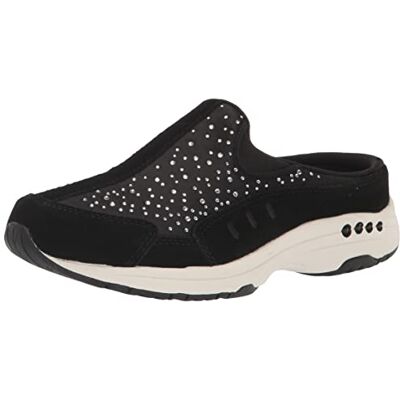 Easy Spirit Women's Travelstones Sneaker, Black 1, 9 Narrow Easy Spirit Women's Travelstones Sneaker, Black 1, 9 Narrow
