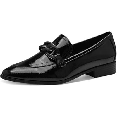 MARCO TOZZI Dam, Feel ME fotsäng, mjukt foder, vegansk, 2–24310–42 tofflor, svart patenten, 38 EU, Svart patent, 38 EU MARCO TOZZI Dam, Feel ME fotsäng, mjukt foder, vegansk, 2–24310–42 tofflor, svart patenten, 38 EU, Svart patent, 38 EU