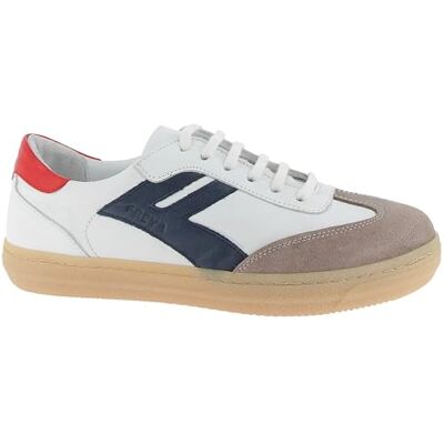Andrea Conti dam Low Top Freya sneakers, Vit marinblå mörkröd, 37 EU Andrea Conti dam Low Top Freya sneakers, Vit marinblå mörkröd, 37 EU