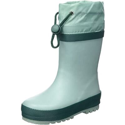 Playshoes Unisex barn gummistövlar dragsko regnstövlar, Grön, 20 EU Playshoes Unisex barn gummistövlar dragsko regnstövlar, Grön, 20 EU