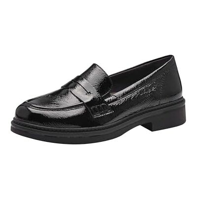 Tamaris Comfort damtofflor av läder eleganta, Svart lack, 40 EU Tamaris Comfort damtofflor av läder eleganta, Svart lack, 40 EU