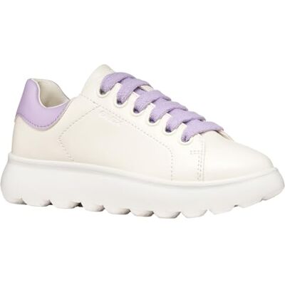 Geox J PUFFYPOP Girl A sneakers, vit/lila, 38 EU Geox J PUFFYPOP Girl A sneakers, vit/lila, 38 EU