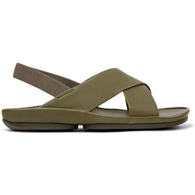 Camper damer Right Isla K201926 X-Strap Sandal, Medium Green 004, 36 EU Camper damer Right Isla K201926 X-Strap Sandal, Medium Green 004, 36 EU