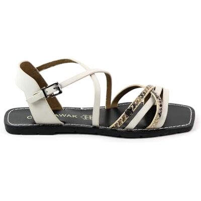 CHATTAWAK Nu-Feet Kala läder, Elfenben, 38 EU CHATTAWAK Nu-Feet Kala läder, Elfenben, 38 EU
