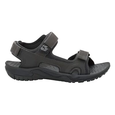 Jack Wolfskin Lakewood Cruise sandal M, vandrings- och vandringssandaler, 39,5 EU, Svart Phantom 6350, 47 EU Jack Wolfskin Lakewood Cruise sandal M, vandrings- och vandringssandaler, 39,5 EU, Svart Phantom 6350, 47 EU