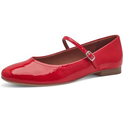 Tamaris dam 1-22122-42 ballerinaskor, röd patenten, 39 EU, Rött patent, 39 EU Tamaris dam 1-22122-42 ballerinaskor, röd patenten, 39 EU, Rött patent, 39 EU