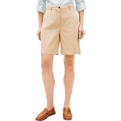 Tommy Hilfiger dam Co GMD Blend Chino kort WW0WW49648, beige, 38 Tommy Hilfiger dam Co GMD Blend Chino kort WW0WW49648, beige, 38