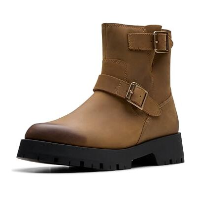 Clarks Ledwick Haley Womens Dark Sand Oily, 6 Clarks Ledwick Haley Womens Dark Sand Oily, 6