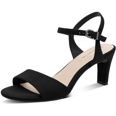 Tamaris dam 1-28028-42 sandal med klack, svart, 41 EU Tamaris dam 1-28028-42 sandal med klack, svart, 41 EU