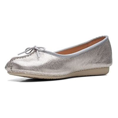 Clarks Freckle Ice dam Ballerinas, Silver metallic, 40 EU Clarks Freckle Ice dam Ballerinas, Silver metallic, 40 EU