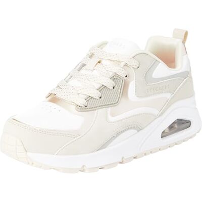 Skechers Street Girls träningsskor, Natural Syntetic/Trim, 2 UK, Naturlig syntetisk trim, 35 EU Skechers Street Girls träningsskor, Natural Syntetic/Trim, 2 UK, Naturlig syntetisk trim, 35 EU