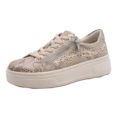 Tamaris Comfort dam Low 8-83726-44 sneakers, Beige Snake, 38 EU Tamaris Comfort dam Low 8-83726-44 sneakers, Beige Snake, 38 EU