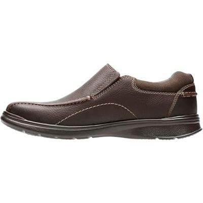 Clarks Cotrell stegtofflor för män, Brunt brunt oljigt läder, 39.5 EU Clarks Cotrell stegtofflor för män, Brunt brunt oljigt läder, 39.5 EU