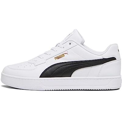PUMA Unisex Caven 2.0 Sneaker, vit svart guld, 40.5 EU PUMA Unisex Caven 2.0 Sneaker, vit svart guld, 40.5 EU