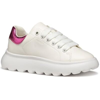 Geox J Puffypop Girl A, flickor sneakers, Vit/rosa, 39 EU Geox J Puffypop Girl A, flickor sneakers, Vit/rosa, 39 EU