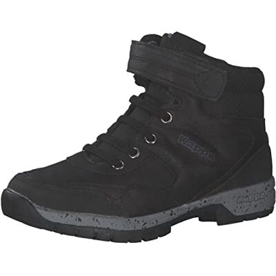Kappa Unisex barn litium barn höga sneakers, Svart grå, 33 EU Kappa Unisex barn litium barn höga sneakers, Svart grå, 33 EU