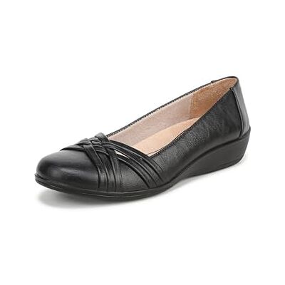 LifeStride Women's Incredible Ballet Flat, Black, 6 LifeStride Women's Incredible Ballet Flat, Black, 6