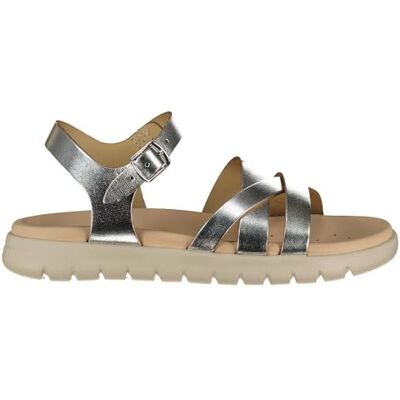 Geox J Sandal Soleima Gir, Flicksandaler, Silver, 25 EU Geox J Sandal Soleima Gir, Flicksandaler, Silver, 25 EU