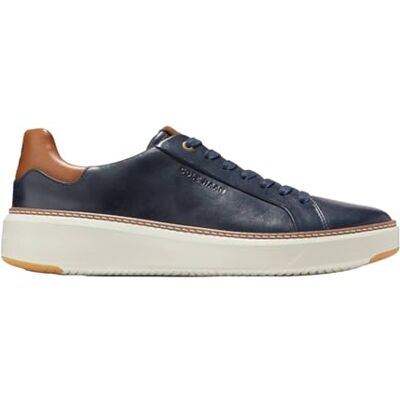 Cole Haan Grandpro Topspin sneakers för kvinnor, Marinblå blazer läder brittisk solbränna, 42.5 EU Cole Haan Grandpro Topspin sneakers för kvinnor, Marinblå blazer läder brittisk solbränna, 42.5 EU