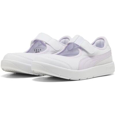 PUMA COURTFLEX V3 LINA V PS sneakers, White-Lila Frost, 2 UK barn, vit lila frost, 2 UK Child PUMA COURTFLEX V3 LINA V PS sneakers, White-Lila Frost, 2 UK barn, vit lila frost, 2 UK Child
