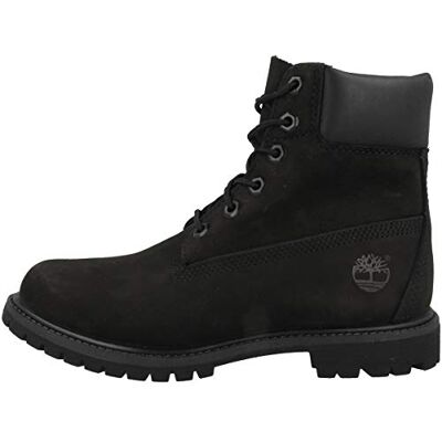 Timberland Damer 15 cm premium vattentäta snörstövlar, Svart svart nubuck-, 40 EU Timberland Damer 15 cm premium vattentäta snörstövlar, Svart svart nubuck-, 40 EU