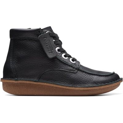 Clarks Rolig Cedar modestövlar för kvinnor, Svart läder, 35.5 EU Clarks Rolig Cedar modestövlar för kvinnor, Svart läder, 35.5 EU