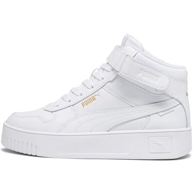 PUMA Carina Street MidSneaker för kvinnor, vit vit guld, 37.5 EU PUMA Carina Street MidSneaker för kvinnor, vit vit guld, 37.5 EU