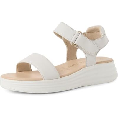 MARCO TOZZI Damer 2-28709-44 sandal, Vit, 36 EU MARCO TOZZI Damer 2-28709-44 sandal, Vit, 36 EU