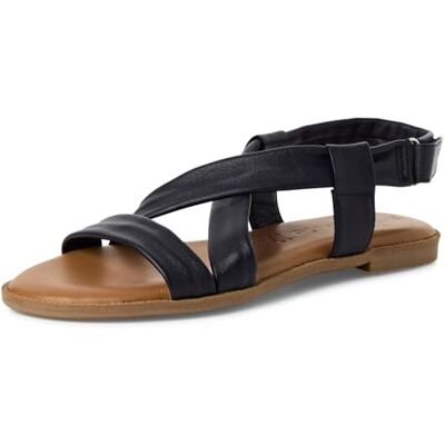 Tamaris Dam 1-28109-44 platt sandal, Marinblått Xsp, 37 EU Tamaris Dam 1-28109-44 platt sandal, Marinblått Xsp, 37 EU