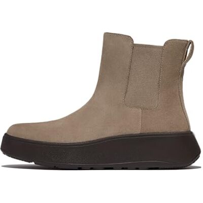 Fitflop dam F-Mode mocka Flatform Chelsea stövlar, taupe, 3 UK, Mullvadsbrunt, 36 EU Fitflop dam F-Mode mocka Flatform Chelsea stövlar, taupe, 3 UK, Mullvadsbrunt, 36 EU
