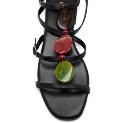 GIOSEPPO NORRIE, platta damsandaler, svart, 41 EU, Svart noir noir, 41 EU GIOSEPPO NORRIE, platta damsandaler, svart, 41 EU, Svart noir noir, 41 EU