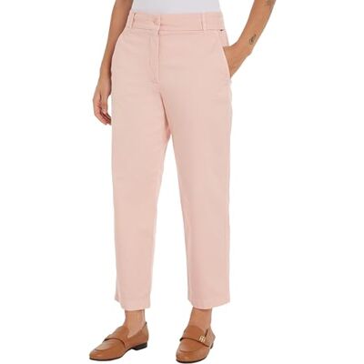 Tommy Hilfiger dam CO blandning GMD smal rak chino nyckfull rosa 36, Nyckfull rosa, 36W Tommy Hilfiger dam CO blandning GMD smal rak chino nyckfull rosa 36, Nyckfull rosa, 36W