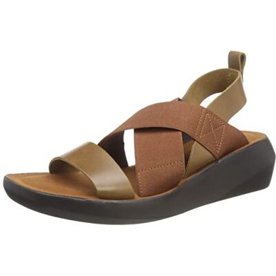 Fly London Baji848fly Sandal för kvinnor, Camel, 36 EU Fly London Baji848fly Sandal för kvinnor, Camel, 36 EU
