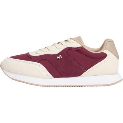 Tommy Hilfiger kvinnor TH Easy Runner FW0FW08836 låg topp, beige (Muslin), 4, Beige muslin, 37 EU Tommy Hilfiger kvinnor TH Easy Runner FW0FW08836 låg topp, beige (Muslin), 4, Beige muslin, 37 EU