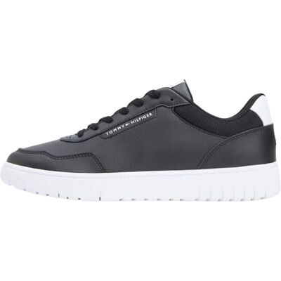 Tommy Hilfiger herr Basket Core Lite LTH FM0FM05868 låg topp, svart (svart), 5,5 Tommy Hilfiger herr Basket Core Lite LTH FM0FM05868 låg topp, svart (svart), 5,5